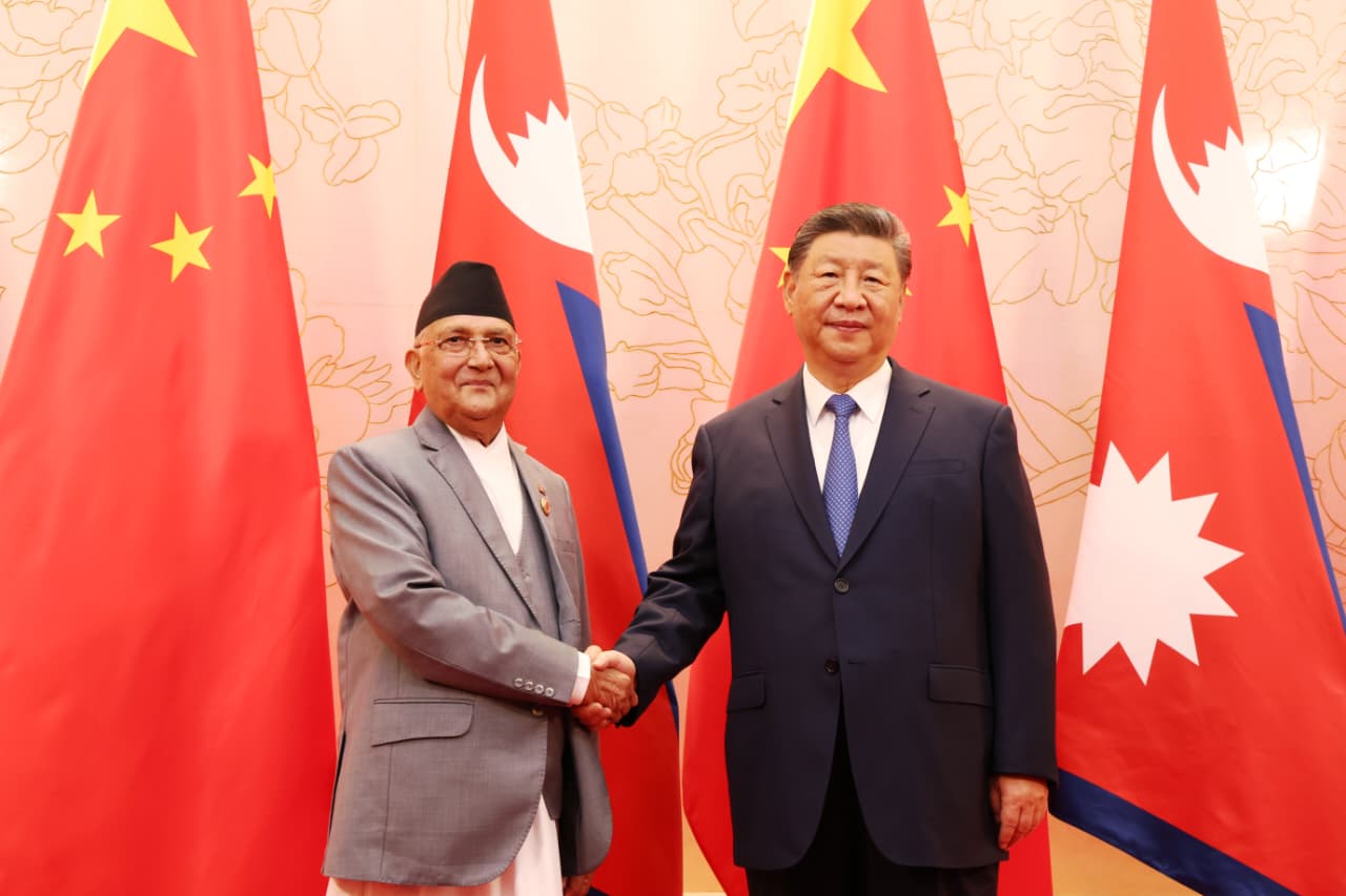 चिनिया राष्ट्रपति सीलाई भेटेर लिपुलेकको विषयमा के भने प्रधानमन्त्री ओलीले ?